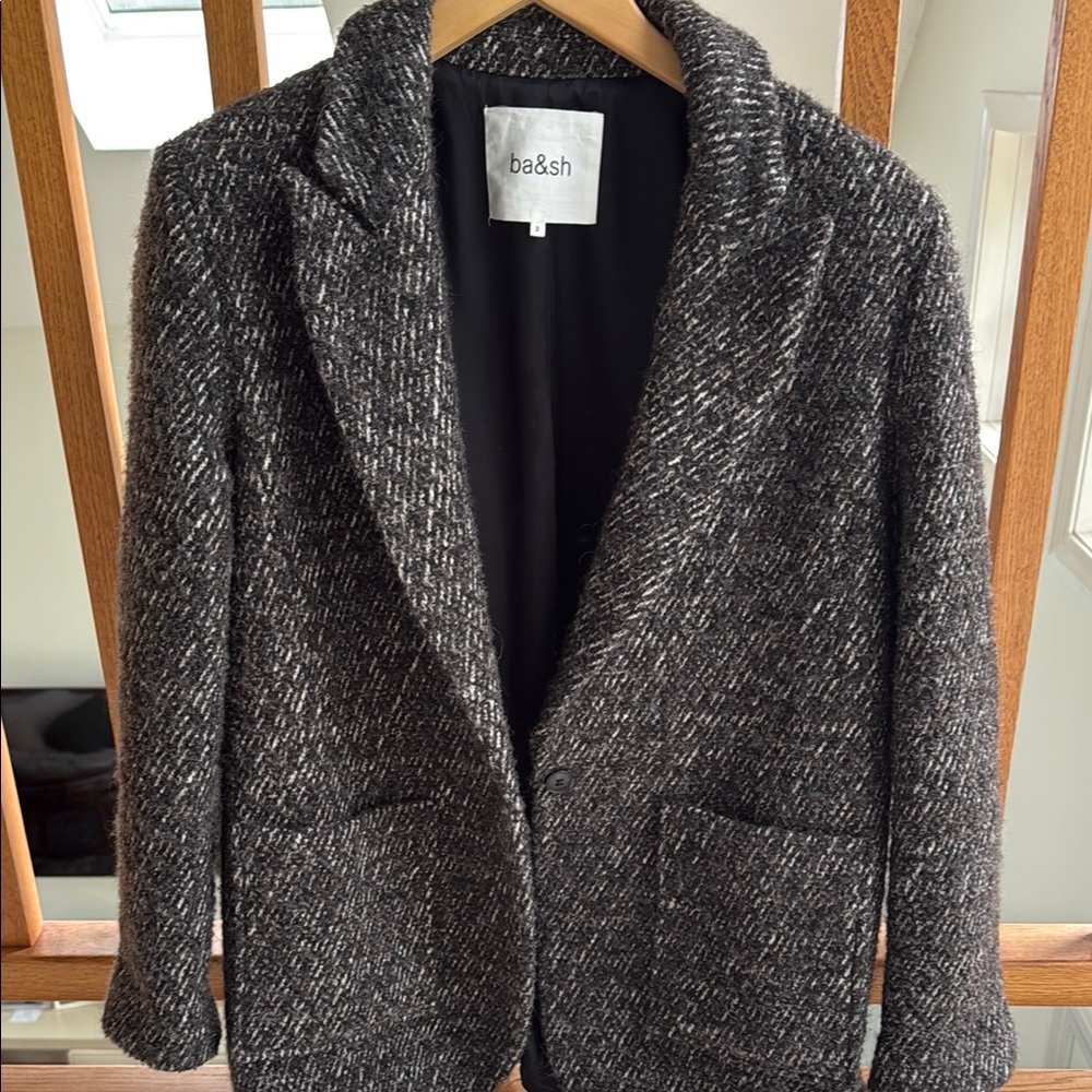 Ba&sh Lady Jacket Wool-Blend oversized Blazer